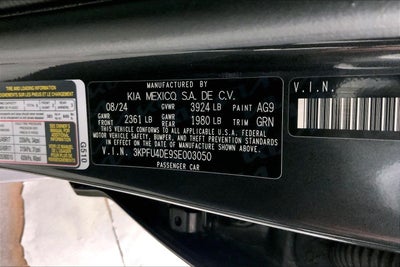 2025 Kia K4 EX