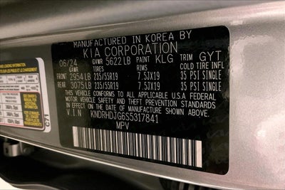 2025 Kia Sorento Hybrid EX