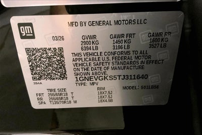 2026 Chevrolet Traverse LT