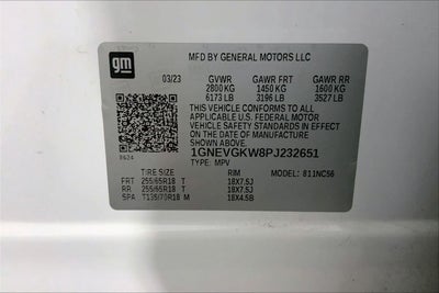 2023 Chevrolet Traverse LT Cloth