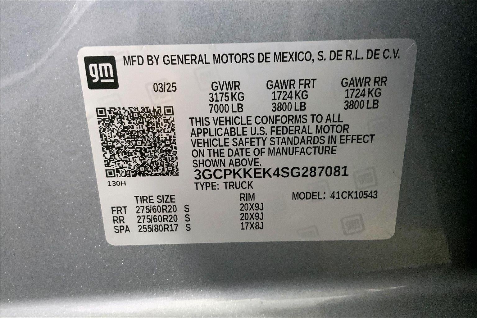 2025 Chevrolet Silverado 1500 LT (2FL)
