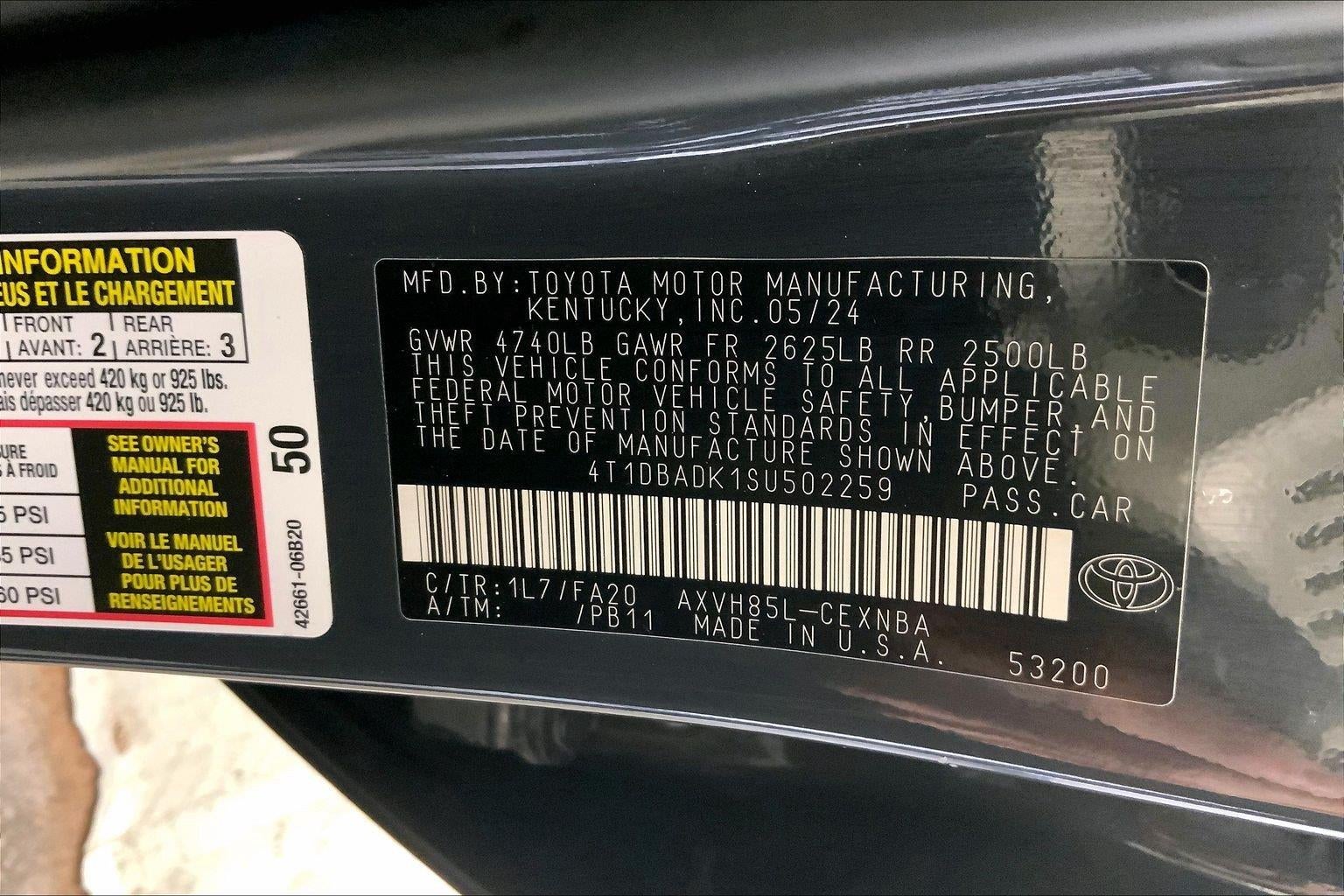 2025 Toyota Camry LE
