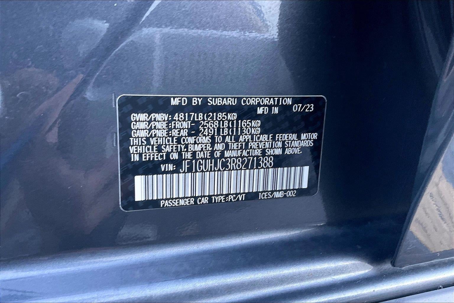 2024 Subaru Impreza RS