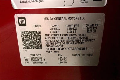 2026 Chevrolet Traverse LT