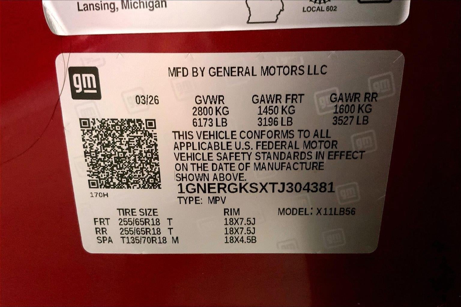 2026 Chevrolet Traverse LT