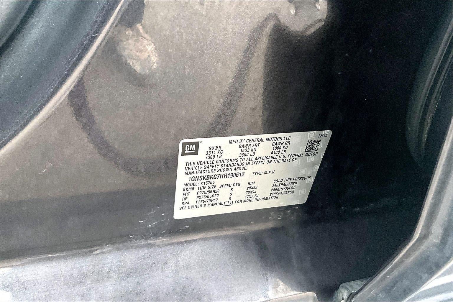 2017 Chevrolet Tahoe LT