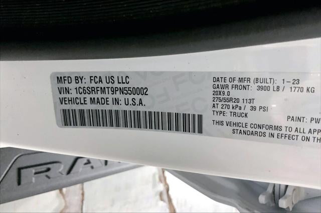 2023 RAM 1500 Big Horn Crew Cab 4x4 6'4' Box