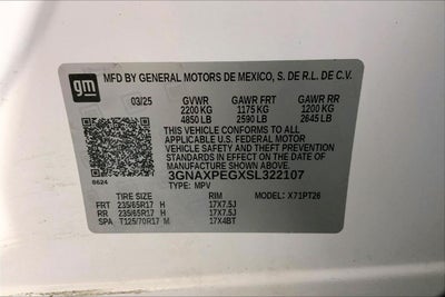 2025 Chevrolet Equinox AWD LT