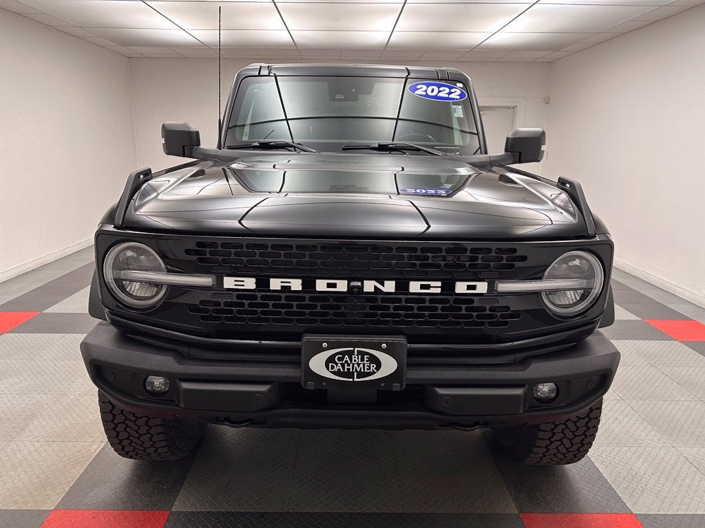 Certified 2022 Ford Bronco 4-Door Wildtrak with VIN 1FMEE5DP1NLB84233 for sale in Kansas City